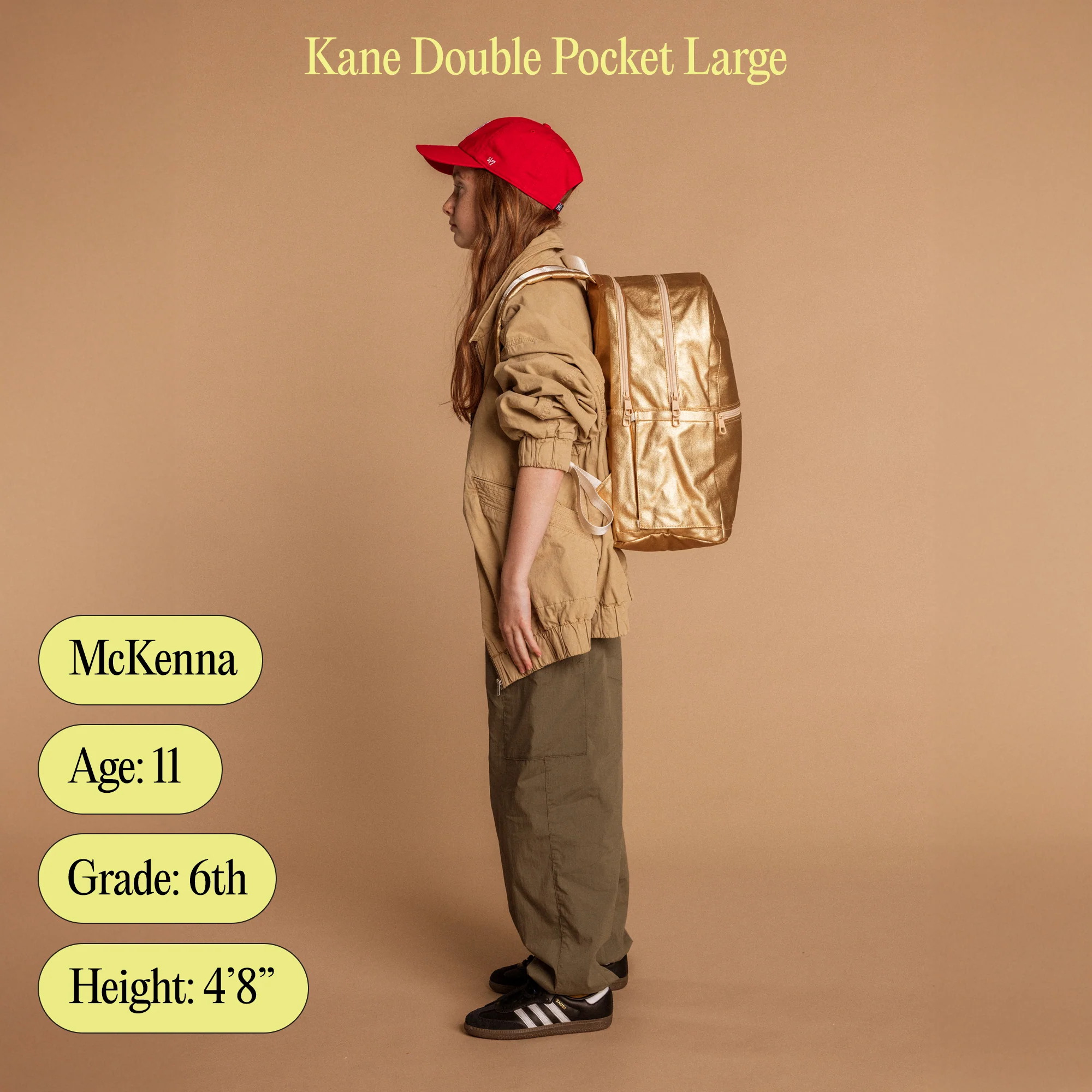 Kane Double Pocket Large Backpack - Image 6